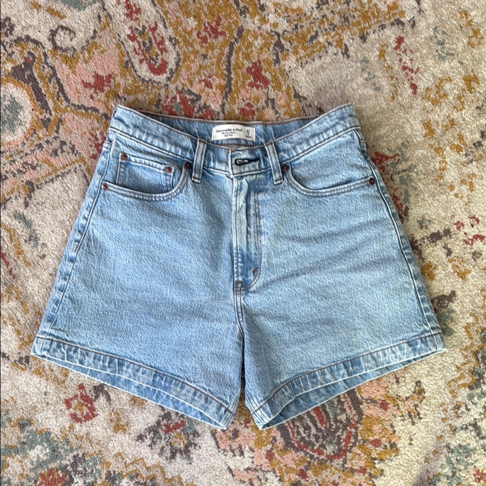 Abercrombie High-Rise Dad Shorts